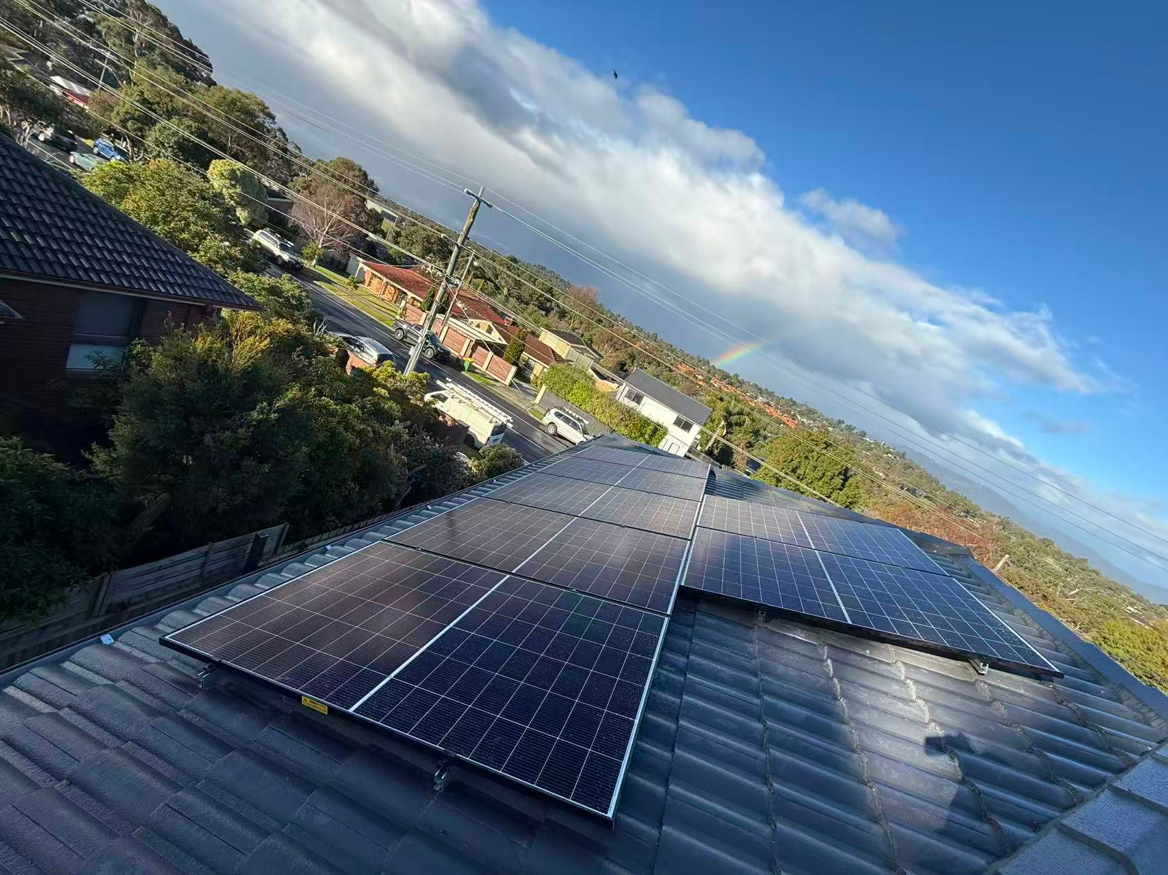 Multiple roof plane solar installation in Ringwood Victoria