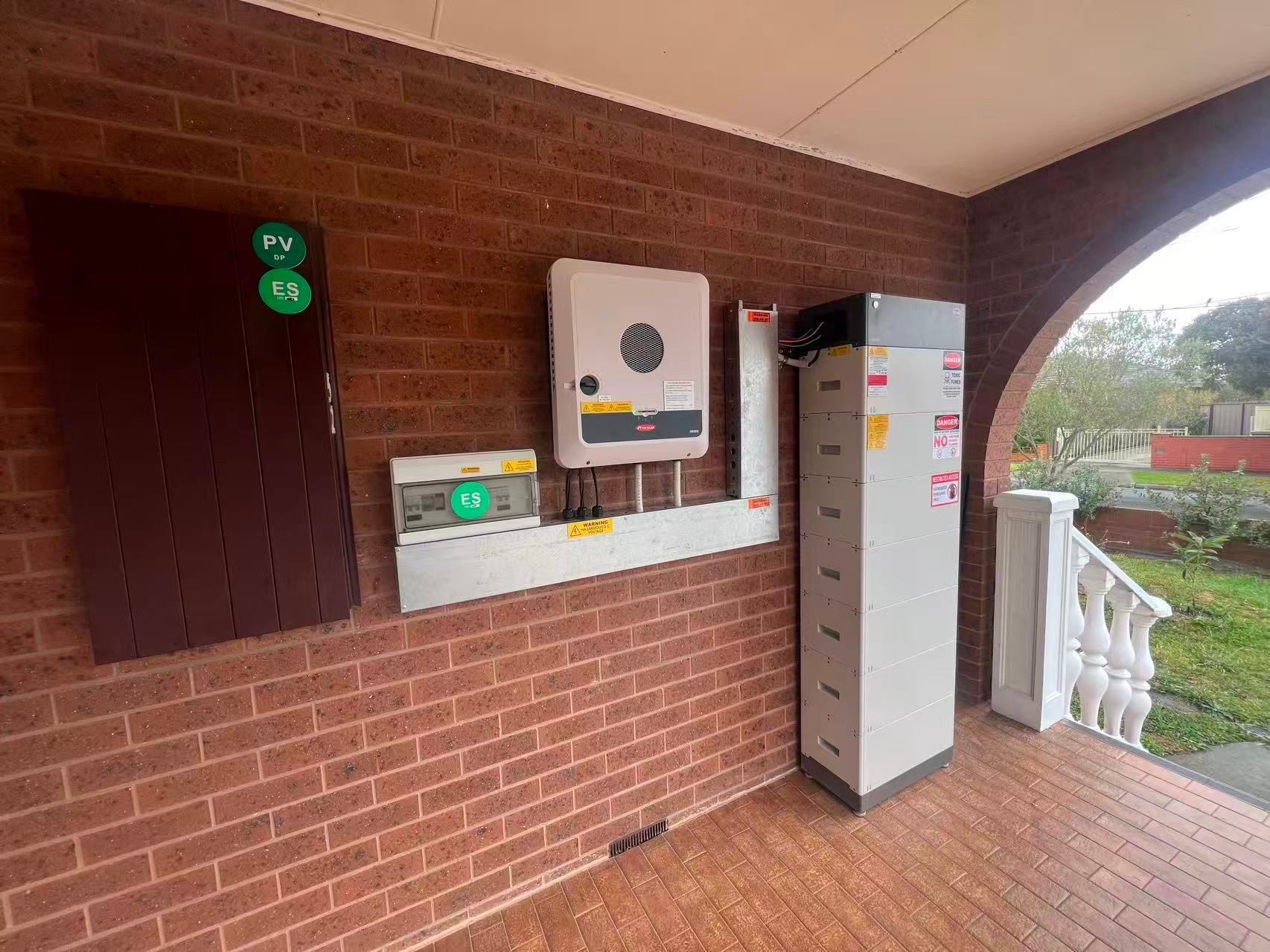 Premium Fronius inverter and BYD battery energy system installed in Campbellfield