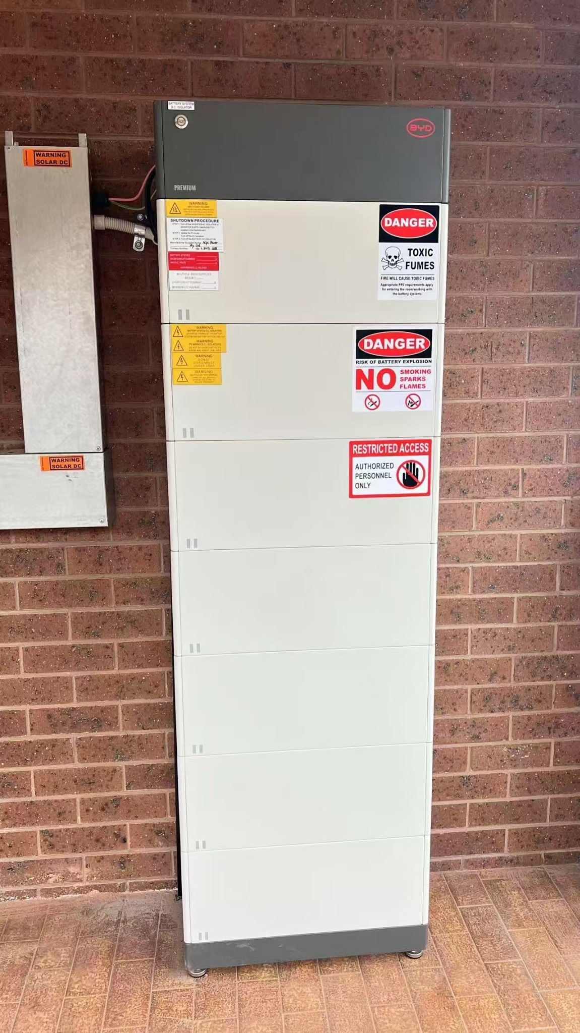 BYD high-voltage residential battery installed in Campbellfield